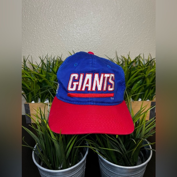 Vintage New York Giants Blue Red Hat Sport Specialties Snap Back - Picture 1 of 8